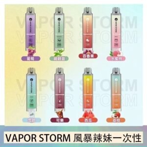VAPOR STORM風暴辣妹一次性主機充電7500口（5%）